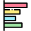 Bar chart icon 64x64
