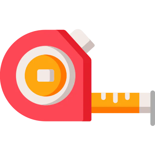 Measuring tape icon