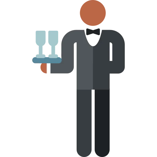 Waiter ícono