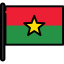 Burkina faso icon 64x64