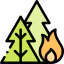 Forest fire icon 64x64