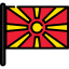 Republic of macedonia icon 64x64