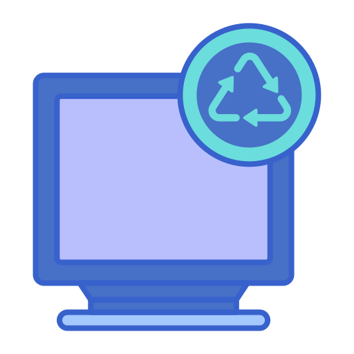 Computer monitor icon