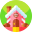 Пряничный домик иконка 64x64