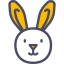 Easter bunny icon 64x64