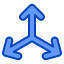 Three arrows ícono 64x64