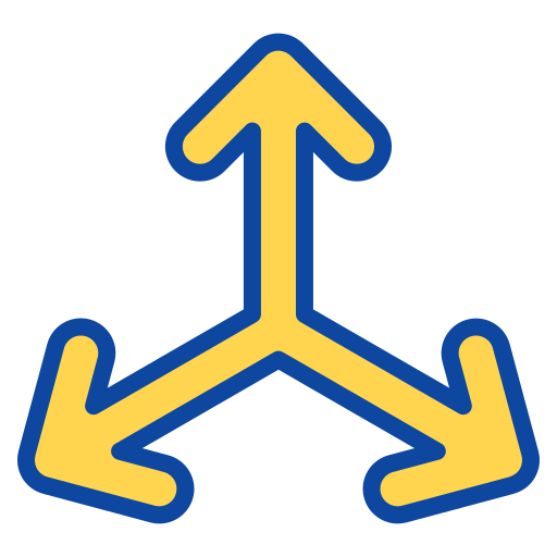 Three arrows icon
