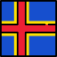 Aland islands icon 64x64