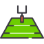 American football field icon 64x64