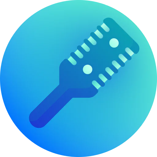 Hair razor comb アイコン