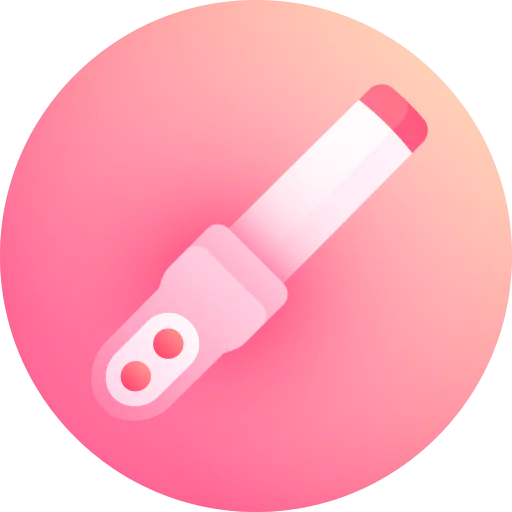 Curling iron icon