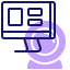 Computer monitor icon 64x64