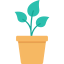 Горшок для растений иконка 64x64