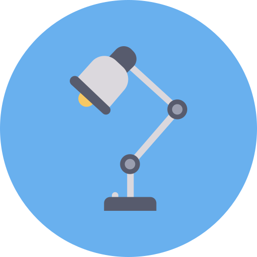 Table lamp icon