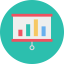 Bar chart icon 64x64