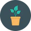 Plant pot icon 64x64