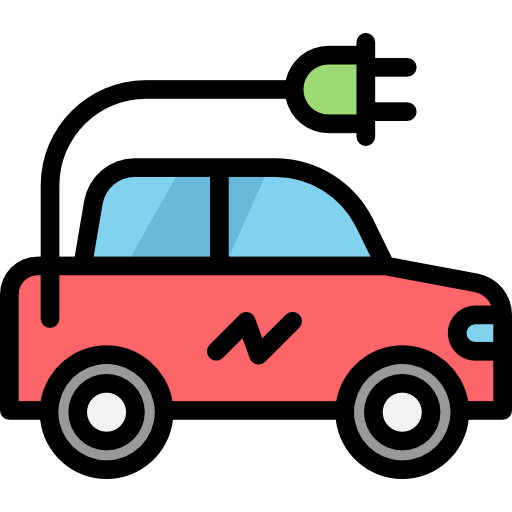 Electric car icon