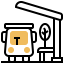Автобусная остановка иконка 64x64