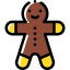 Gingerbread man ícono 64x64