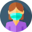 Медицинская маска иконка 64x64