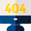 Error 404 biểu tượng 64x64