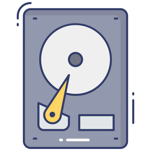 Hard disk drive icon