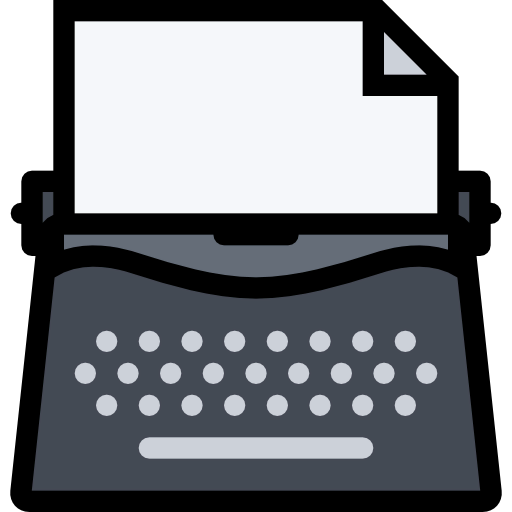 Typewriter icon