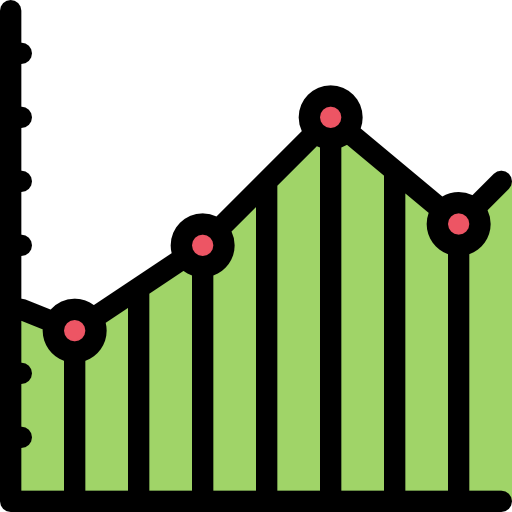 Line chart icon