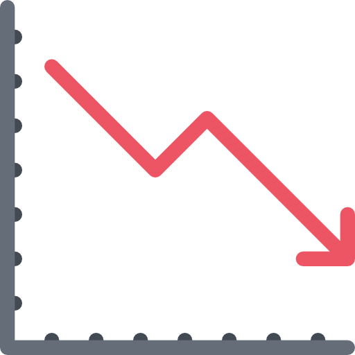 Line chart icon