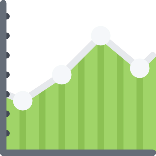 Line chart icon