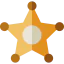 Sheriff badge 图标 64x64
