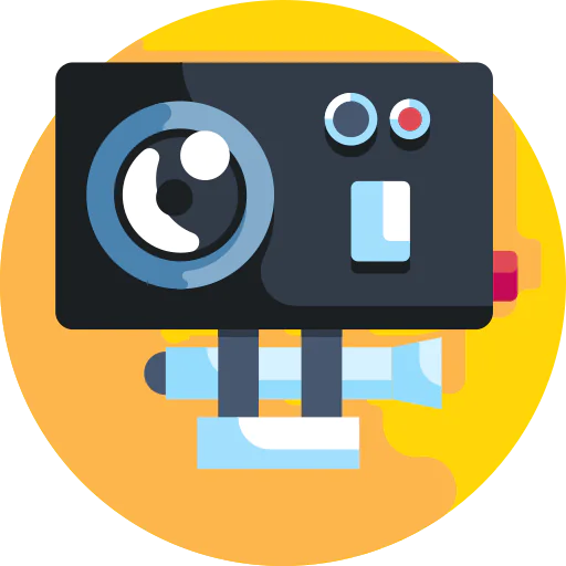 Action camera icon