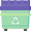 Recycling bin icon 64x64