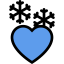 Cold heart icon 64x64