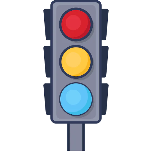 Traffic light icon
