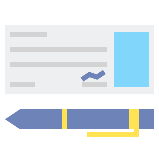 Cheque icon