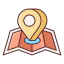 Travel itinerary icon 64x64