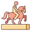 Horsebak riding ícone 64x64