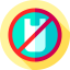 No plastic bags icon 64x64