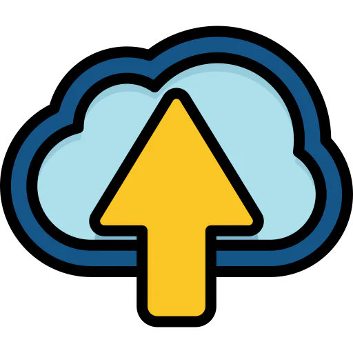 Computing cloud icône