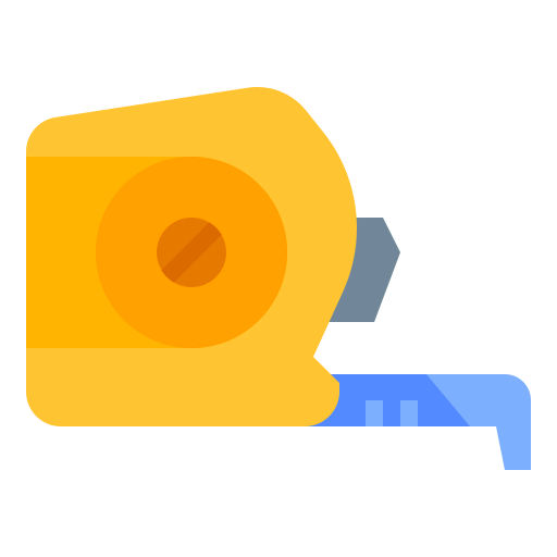 Measuring tape icon