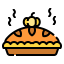 Pumpkin pie icon 64x64