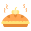 Pumpkin pie icon 64x64