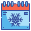 Winter season icon 64x64