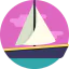Sailing boat Symbol 64x64