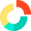 Pie chart ícono 64x64