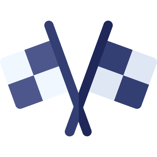 Finish line icon