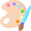 Paint palette biểu tượng 64x64