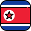North korea icon 64x64