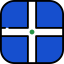 Dominican republic biểu tượng 64x64